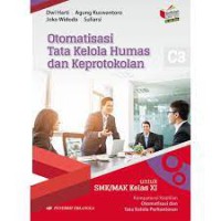 Otomatisasi Tata Kelola Humas dan Keprotokolan untuk SMK/MAK Kelas XI